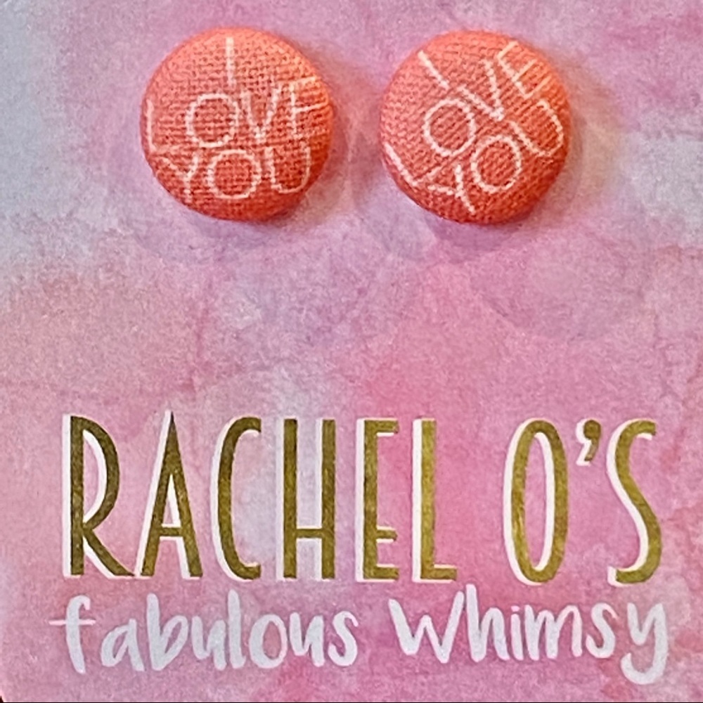 Rachel O’s Fabulous Whimsy I Love You Earrings - Picture 2 of 3